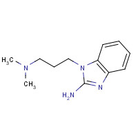 38652-80-1 1-[3-(DIMETHYLAMINO)PROPYL]-1H-BENZIMIDAZOL-2-AMINE chemical structure