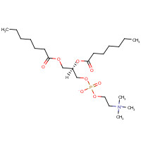 39036-04-9 1,2-DIHEPTANOYL-SN-GLYCERO-3-PHOSPHOCHOLINE chemical structure
