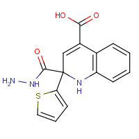 39072-28-1 2-THIOPHEN-2-YL-QUINOLINE-4-CARBOXYLIC ACID HYDRAZIDE chemical structure