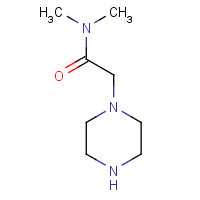 39890-43-2 N,N-DIMETHYL-2-PIPERAZIN-1-YL-ACETAMIDE chemical structure