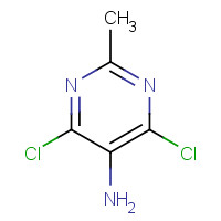 39906-04-2 5-Amino-4,6-dichloro-2-methylpyrimidine chemical structure