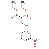 40107-10-6 DIETHYL (3-NITROPHENYLAMINOMETHYLENE)MALONATE chemical structure