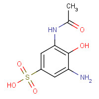 40306-75-0 3-(ACETYLAMINO)-5-AMINO-4-HYDROXYBENZENESULFONIC ACID chemical structure
