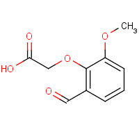 40359-30-6 2-(2-FORMYL-6-METHOXYPHENOXY)ACETIC ACID chemical structure