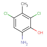 40677-44-9 2-AMINO-4,6-DICHLORO-5-METHYLPHENOL chemical structure