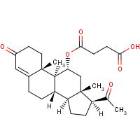 41238-98-6 11-ALPHA-HYDROXY-4-PREGNENE-3,20-DIONE 11-HEMISUCCINATE chemical structure