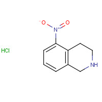 41959-45-9 5-NITRO-1,2,3,4-TETRAHYDRO-ISOQUINOLINE HYDROCHLORIDE chemical structure