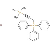 42134-49-6 (3-TRIMETHYLSILYL-2-PROPYNYL)TRIPHENYLPHOSPHONIUM BROMIDE chemical structure