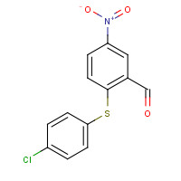 42191-01-5 5-NITRO-2-(4-CHLOROPHENYLTHIO)BENZALDEHYDE chemical structure