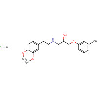 42864-78-8 Bevantolol hydrochloride chemical structure