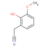 42973-56-8 2-HYDROXY-3-METHOXYPHENYLACETONITRILE chemical structure