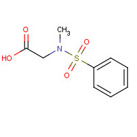 46376-16-3 PHENYLSULFONYL-SAR-OH chemical structure