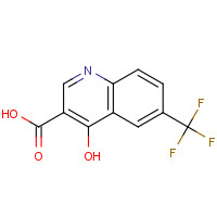 49713-47-5 4-HYDROXY-6-(TRIFLUOROMETHYL)-3-QUINOLINECARBOXYLIC ACID chemical structure