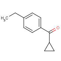 50664-71-6 CYCLOPROPYL 4-ETHYLPHENYL KETONE chemical structure