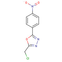 50677-30-0 2-(CHLOROMETHYL)-5-(4-NITROPHENYL)-1,3,4-OXADIAZOLE chemical structure