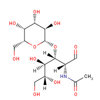 50787-09-2 2-ACETAMIDO-2-DEOXY-3-O-(BETA-D-GALACTOPYRANOSYL)-D-GLUCOPYRANOSE chemical structure