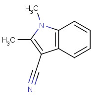 51072-84-5 1,2-DIMETHYL-1H-INDOLE-3-CARBONITRILE chemical structure