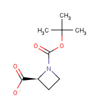 51077-14-6 1-Boc-L-azetidine-2-carboxylic acid chemical structure