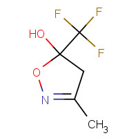 51479-84-6 4,5-DIHYDRO-5-HYDROXY-3-METHYL-5-(TRIFLUOROMETHYL)ISOXAZOLE chemical structure