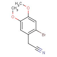 51655-39-1 2-Bromo-4,5-dimethoxyphenylacetonitrile chemical structure