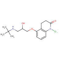 51781-21-6 2(1H)-QUINOLINONE,5-[3-[(1,1-DIMETHYLETHYL)AMINO]-2-HYDROXYPROPOXY]-3,4-DIHYDRO-,MONOHYDROCHLORIDE chemical structure