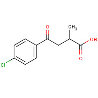 52240-20-7 3-(P-CHLOROBENZOYL)-2-METHYLPROPIONIC ACID chemical structure