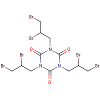 52434-90-9 Hexahydro-1,3,5-tris(2,3-dibromopropyl)-1,3,5-triazine-2,4,6-trione chemical structure