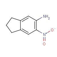 52957-66-1 6-NITRO-2,3-DIHYDRO-1H-INDEN-5-YLAMINE chemical structure