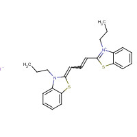 53336-12-2 3,3'-DIPROPYLTHIACARBOCYANINE IODIDE chemical structure