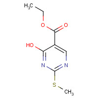 53554-29-3 1,4-DIHYDRO-2-(METHYLTHIO)-4-OXO-5-PYRIMIDINE-CARBOXYLATE ACID ETHYL ESTER chemical structure