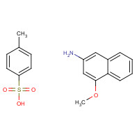 53863-75-5 4-METHOXY-2-NAPHTHYLAMINE P-TOLUENESULFONATE SALT chemical structure
