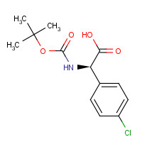 53994-85-7 N-Boc-(4'-Chlorophenyl)glycine chemical structure