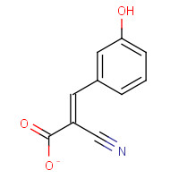54673-07-3 ALPHA-CYANO-3-HYDROXYCINNAMIC ACID chemical structure
