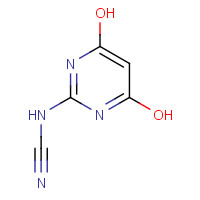 55067-10-2 2-Cyanoamino-4,6-dihydroxypyrimidine chemical structure