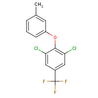 55407-24-4 1,3-DICHLORO-2-M-TOLYLOXY-5-TRIFLUOROMETHYL-BENZENE chemical structure