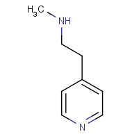 55496-55-4 4-[2-(METHYLAMINO)ETHYL]PYRIDINE chemical structure