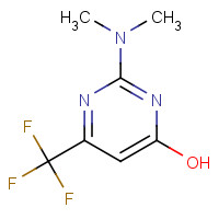 55545-80-7 2-(DIMETHYLAMINO)-6-(TRIFLUOROMETHYL)-4-PYRIMIDINOL chemical structure