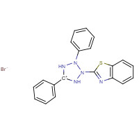 55699-64-4 2-(2-BENZOTHIAZOLYL)-3,5-DIPHENYLTETRAZOLIUM BROMIDE chemical structure