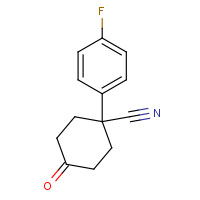 56326-98-8 4-CYANO-4-(4-FLUOROPHENYL)CYCLOHEXANONE chemical structure
