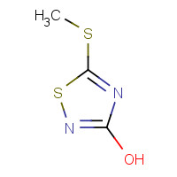 56409-41-7 3-HYDROXY-5-METHYLMERCAPTO-1,2,4-THIADIAZOLE chemical structure