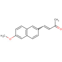 56600-90-9 4-(6-Methoxy-2-naphthalenyl)-3-buten-zone chemical structure