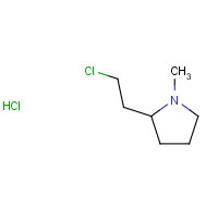 56824-22-7 2-(2-Chloroethyl)-N-methyl-pyrrolidine hydrochloride chemical structure