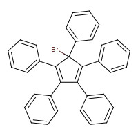 56849-84-4 5-BROMO-1,2,3,4,5-PENTAPHENYL-1,3-CYCLOPENTADIENE chemical structure
