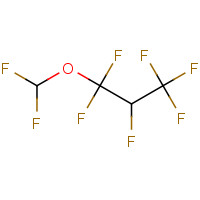 56860-85-6 1,1,2,3,3,3-HEXAFLUOROPROPYL DIFLUOROMETHYL ETHER chemical structure
