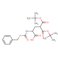 56877-43-1 Z-DL-GLA(OTBU)2-OH chemical structure
