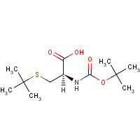 56976-06-8 BOC-CYS(TBU)-OH chemical structure