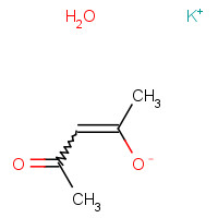 57402-46-7 POTASSIUM ACETYLACETONATE HEMIHYDRATE chemical structure