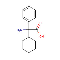 57496-24-9 2-AMINO-2-CYCLOHEXYL-2-PHENYLACETIC ACID chemical structure