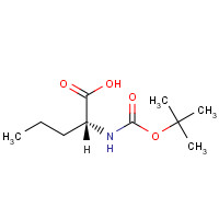 57521-85-4 BOC-D-NVA-OH chemical structure