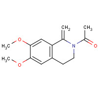 57621-04-2 2-ACETYL-6,7-DIMETHOXY-1-METHYLENE-1,2,3,4-TETRAHYDROISOQUINOLINE chemical structure